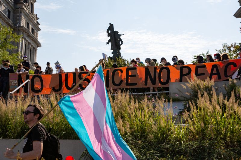 Montreal Demonstration Against LGBTQ+ Hatred