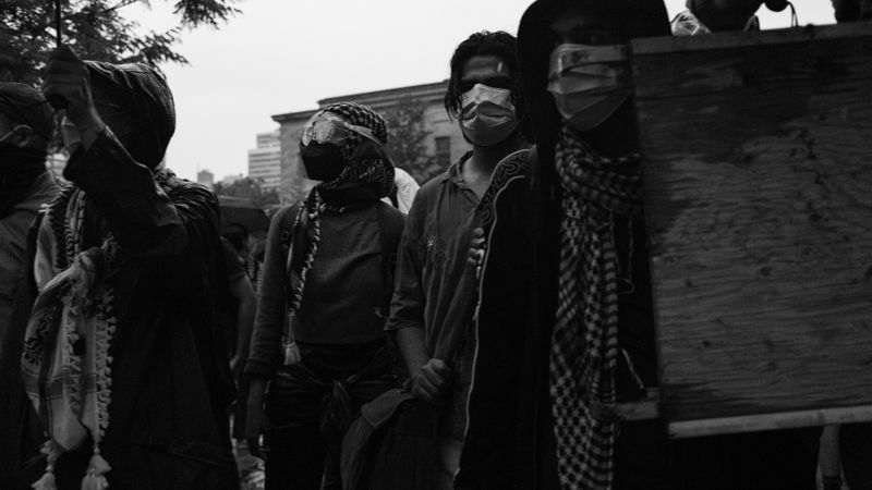 © William Wilson - Occupation of Administration Building. McGill University. Montreal. June 6, 2024.