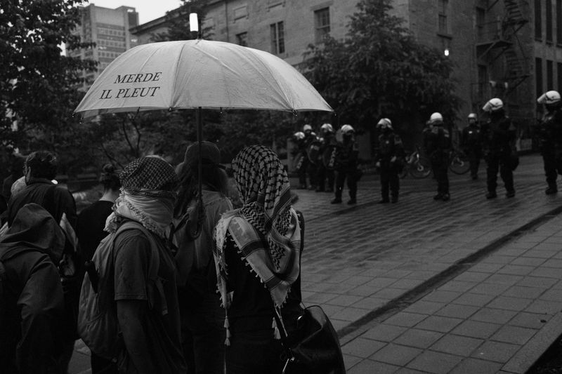© William Wilson - Occupation of Administration Building. McGill University. Montreal. June 6, 2024.