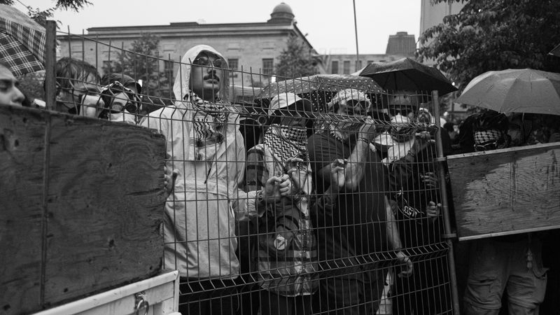 © William Wilson - Occupation of Administration Building. McGill University. Montreal. June 6, 2024.