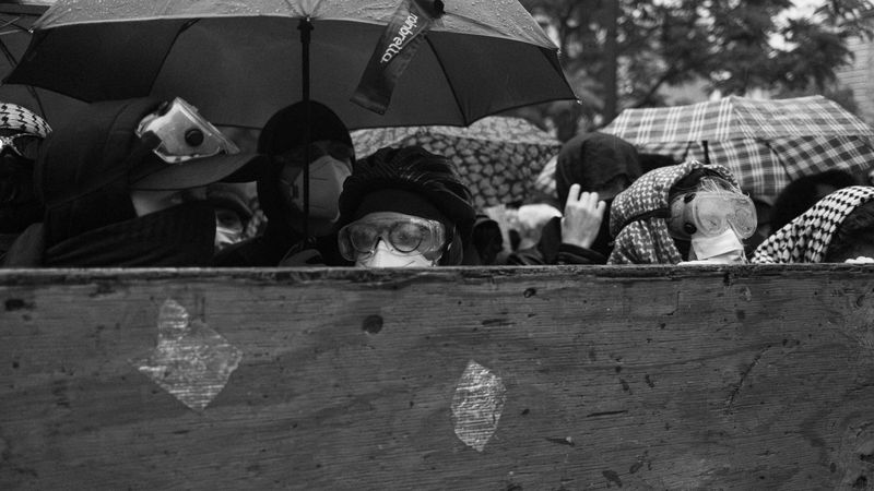© William Wilson - Occupation of Administration Building. McGill University. Montreal. June 6, 2024.