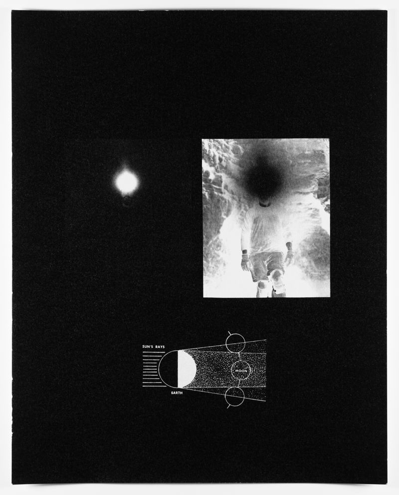 © Joshua Mokry - Sun's Rays, Earth, and Moon, Gelatin silver print, 11x14", 2025