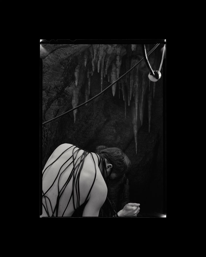 © Joshua Mokry - The Cave, Archival inkjet print on metallic medium, 16x20", 2025