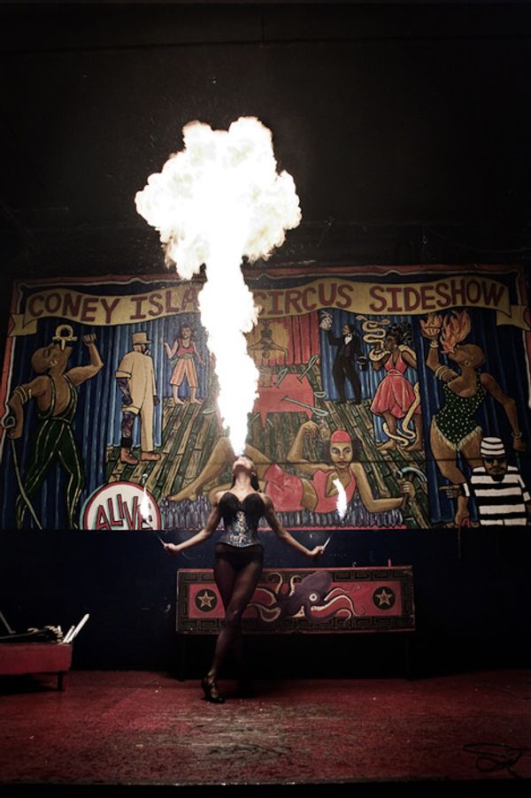 © Veronica Adriani - Image from the Coney Island Freak Show photography project