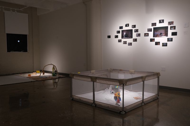 © Yu-chen Chiu - Chamber of Light, installation view, Art 14C, Jersey City, 2025