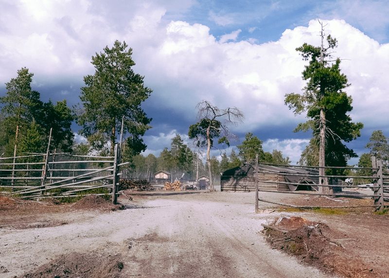 © Natasha Budantseva - The entrance to the area near Anatoly's and his family's house.