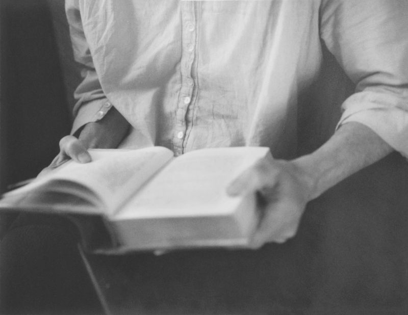 © Ruth Lauer-Manenti - Hands with Book 6" x 8" archival pigment print
