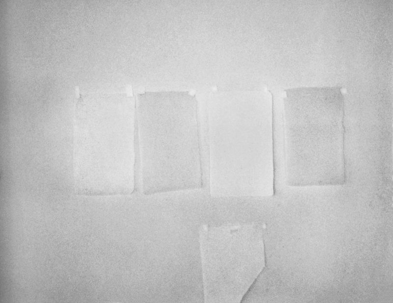 © Ruth Lauer-Manenti - Five Pieces of Paper 5" x 7" archival pigment print