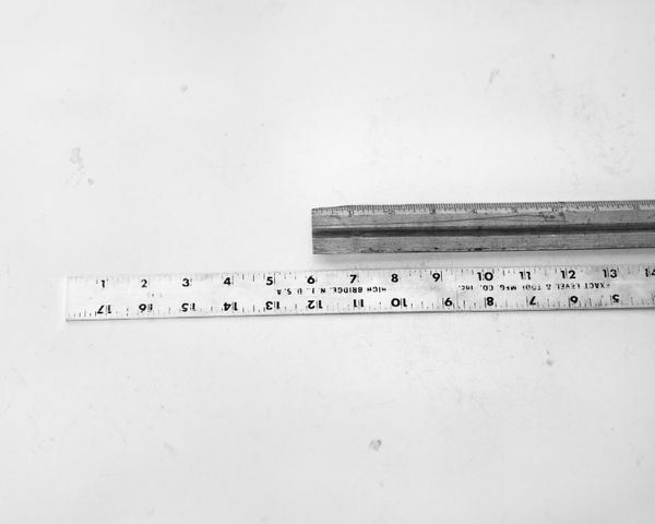© Ruth Lauer-Manenti - Two Measuring Sticks, archival pigment print, 9" x 11"