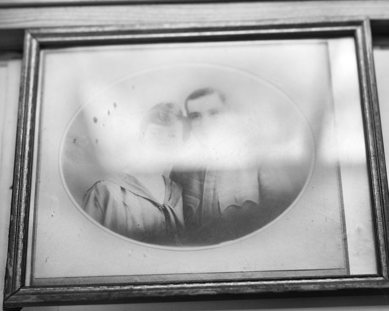 © Ruth Lauer-Manenti - Picture of the Only Surviving Picture of My Great Grandparents, archival pigment print, 6" x 8"
