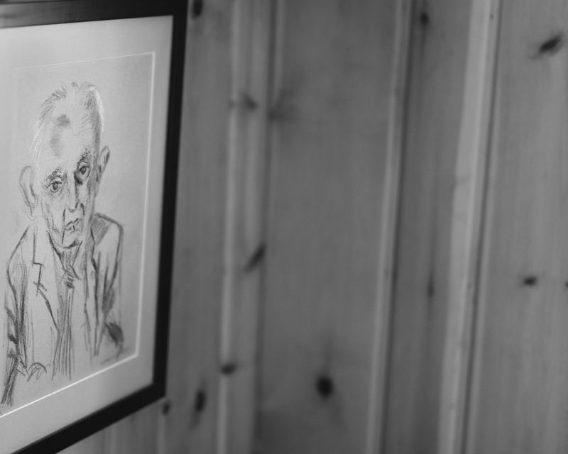 © Ruth Lauer-Manenti - Photograph of My Mother's Drawing of My Grandfather, archival pigment print, 6" x 8"
