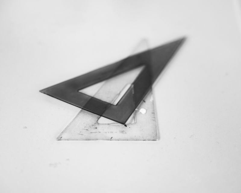 © Ruth Lauer-Manenti - Two Triangles, archival pigment print, 9" x 11"