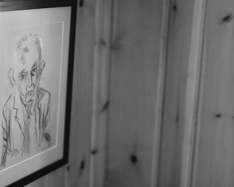 © Ruth Lauer-Manenti - Drawing of My Grandfather, archival pigment print 12" x 15", gelatin silver print 4" x 5"