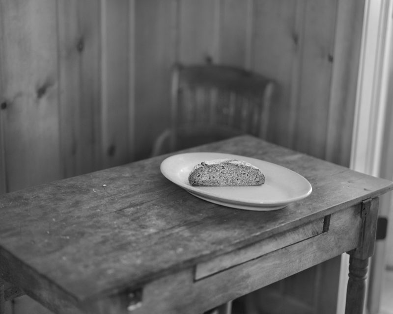 © Ruth Lauer-Manenti - Bread on a Plate, archival pigment print 12" x 15", gelatin silver print 4" x 5"