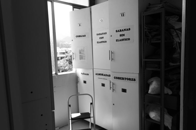 © Ahimsa - Warehouse of supplies on the third floor of the hospital. Loja-Ecuador