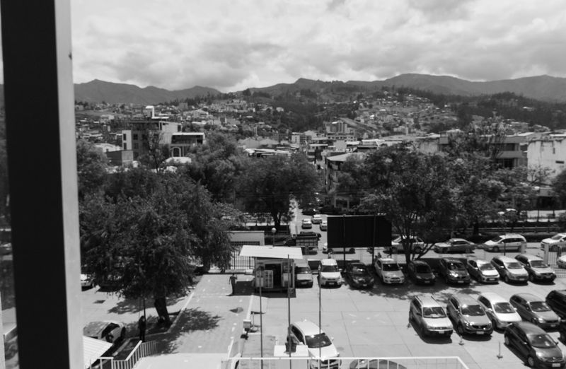 © Ahimsa - View from the third floor of the Hospital "Isidro Ayora" towards the landscape of the city. Loja – Ecuador.