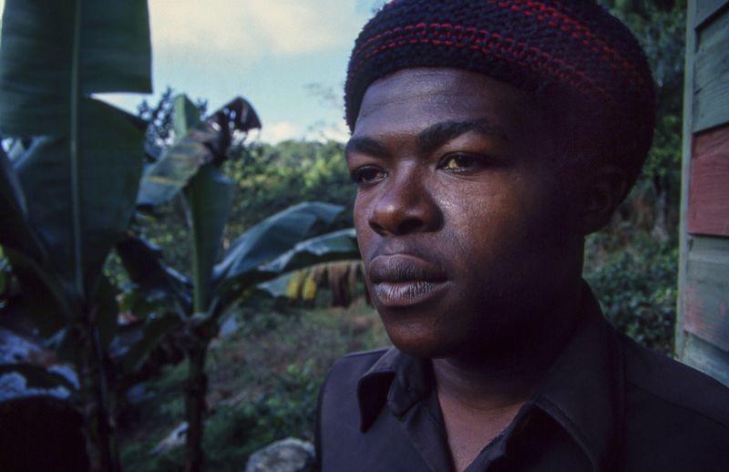 © Steven Edson - Portrait of a man up in the rural center of Jamaica.