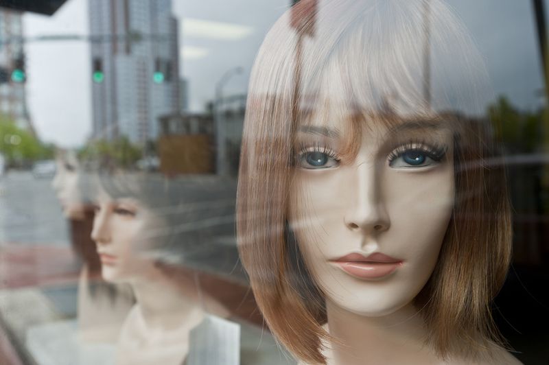 © Steven Edson - Store mannequins in window. New Rochelle, NY