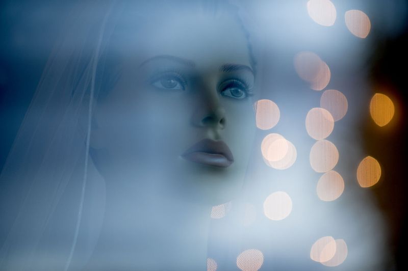 © Steven Edson - Store mannequins in window in Watertown, MA