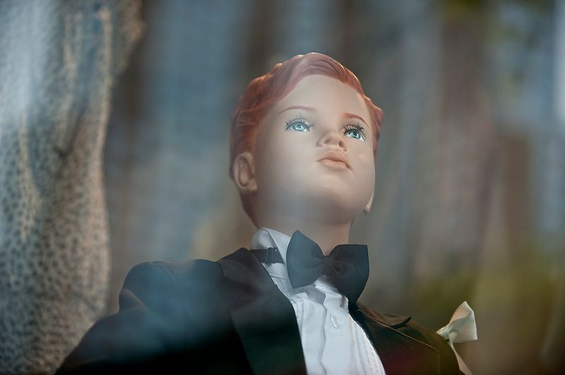 © Steven Edson - Store mannequins in window in New Rochelle, NY