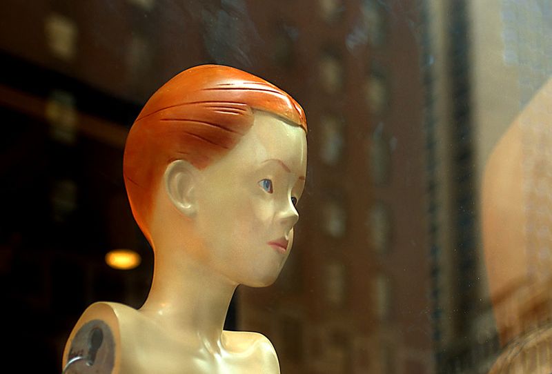 © Steven Edson - Store mannequins in window in NYC