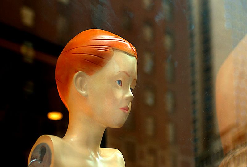 © Steven Edson - Store mannequins in window in NYC
