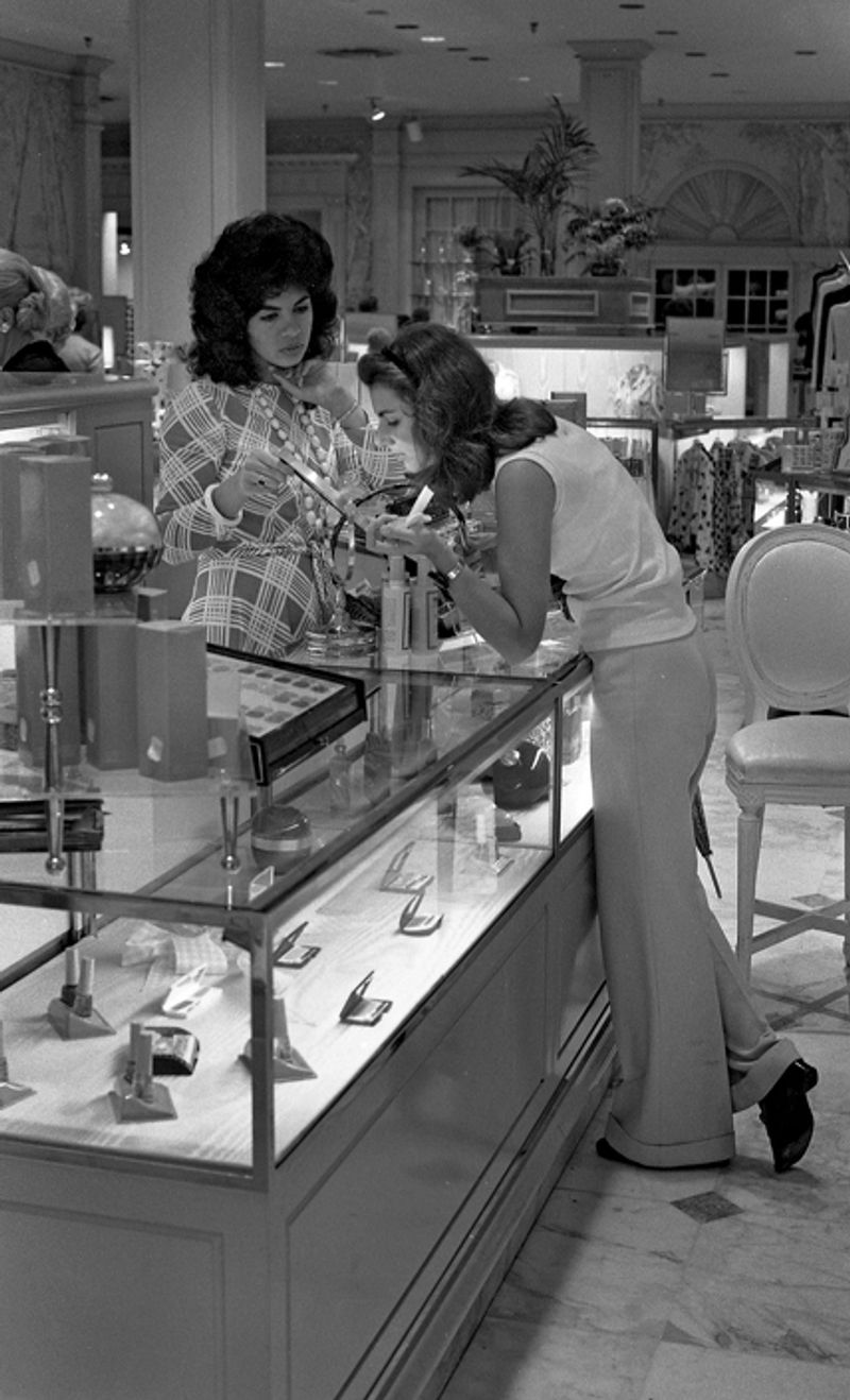© Steven Edson - Lord & Taylor cosmetic counter. Eastchester, NY