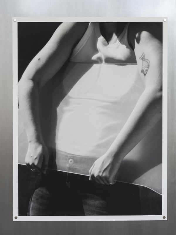© Loes de Boer - self portrait (3) 2024, fine art photo print on metal attached with magnets, 75 x 100 cm