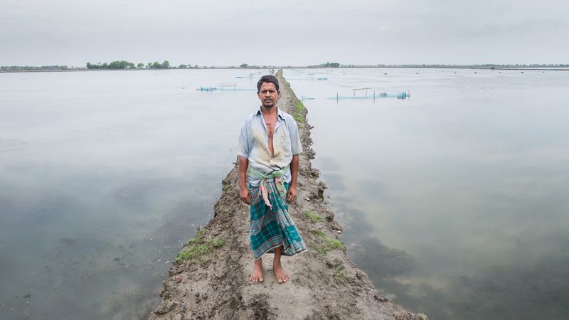 © Carrie and Eric Tomberlin - Caretaker, White Tiger Shrimp Farm, Agorghata