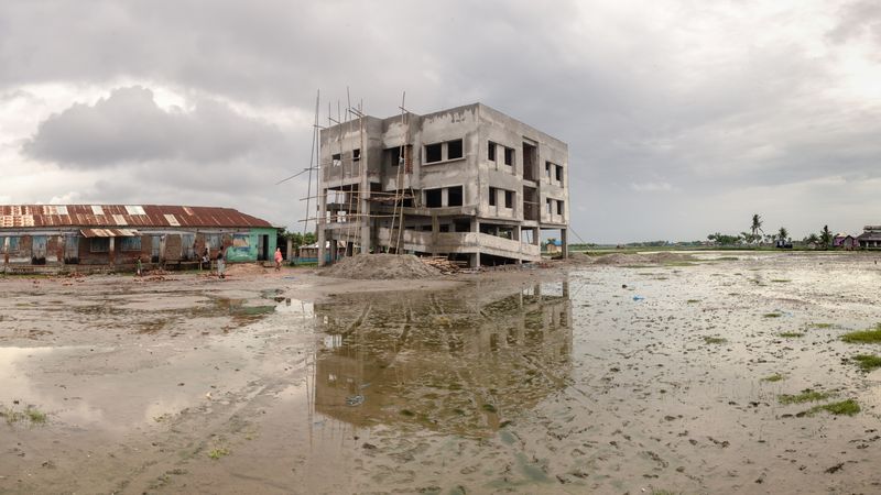 © Carrie and Eric Tomberlin - Cyclone Shelter Under Construction, Koyra