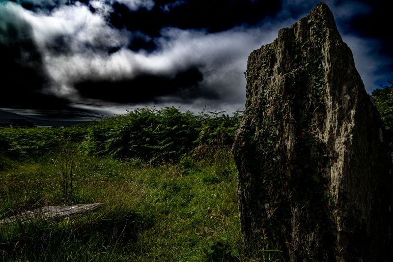 © Cody Ryan Tippie - Magicked Stone; Chicken, Lamb, and Warthog chance of meet above a wayard stone circle in West Ireland.