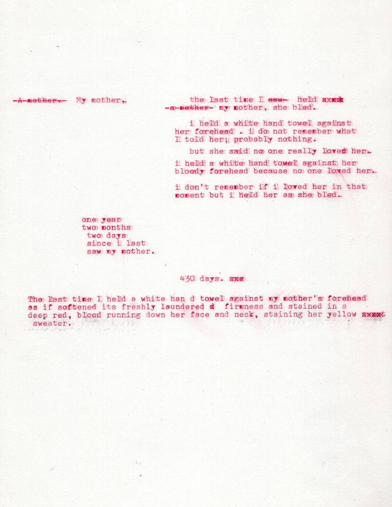 © Cheryl  Mukherji - Image from the The Last Time photography project