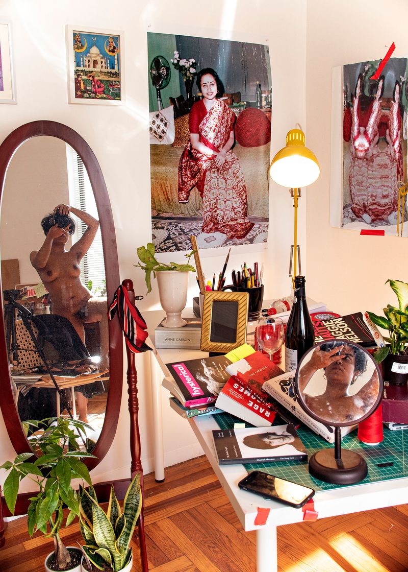 © Cheryl  Mukherji - Self Portrait with Maa, 2021, Inkjet print