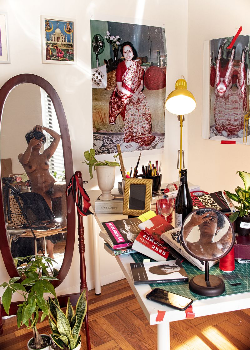 © Cheryl  Mukherji - Self Portrait with Maa, 2021, Inkjet print