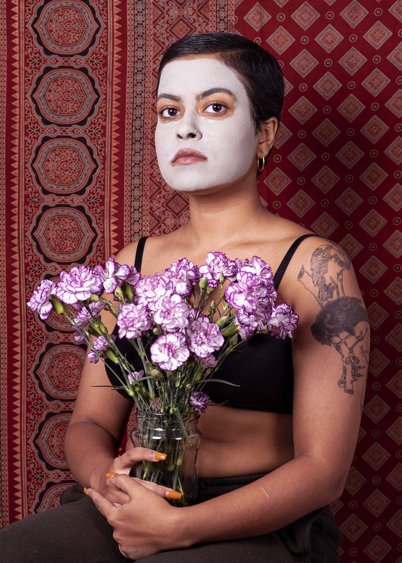 © Cheryl  Mukherji - Masks (1), 2022, Inkjet print