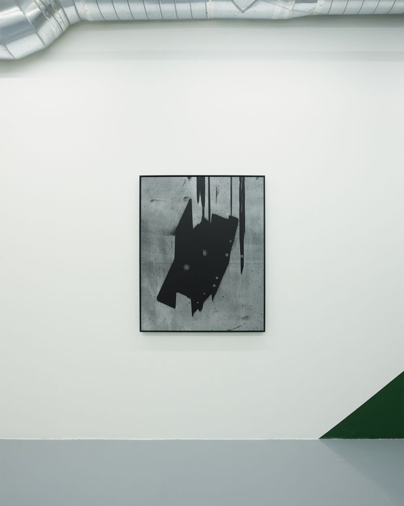 © Peter Watkins - Installation View, Gallerie NoD, Critical Frequency #1, 127 cm x 101.6 cm, Archival pigment print, Valchromat frame, 2022