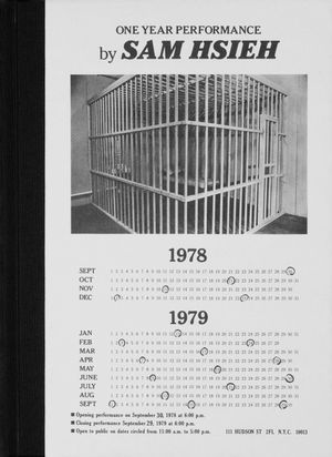 One Year Performance 1978–1979 by Tehching Hsieh