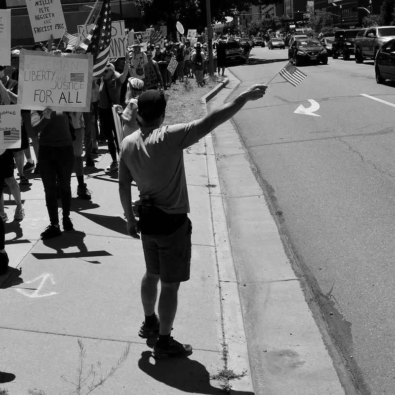 © Scott Flora - Image from the Marching Toward Democracy photography project
