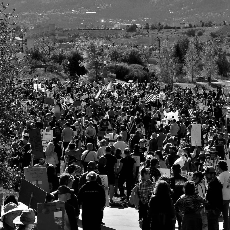 © Scott Flora - Image from the Marching Toward Democracy photography project