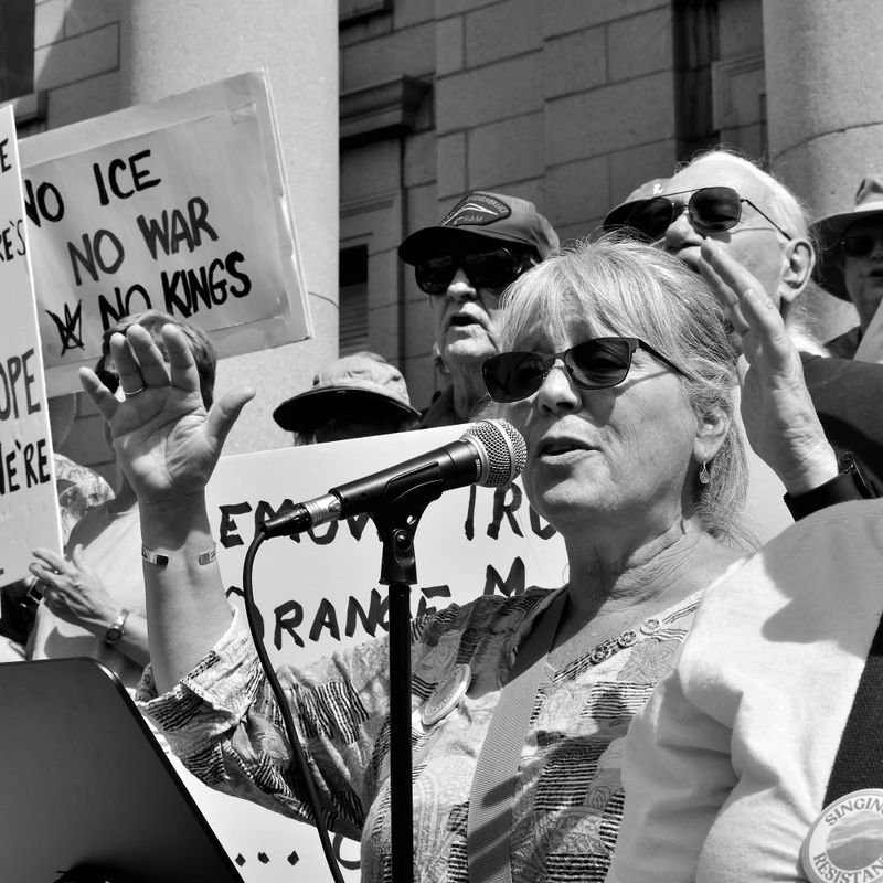 © Scott Flora - Image from the Protesting and Singing - 2026 photography project