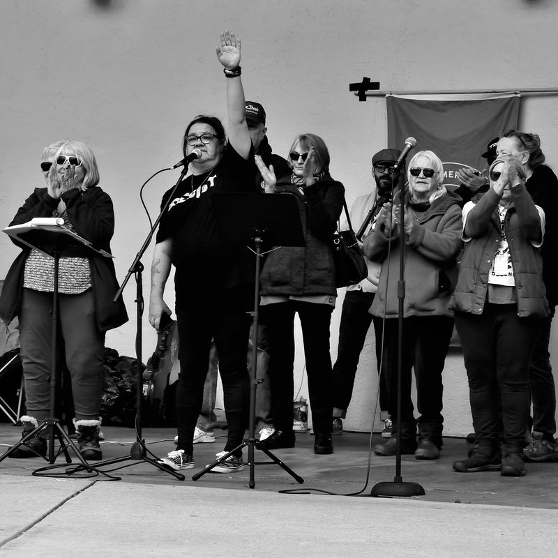 © Scott Flora - Image from the Protesting and Singing - 2026 photography project