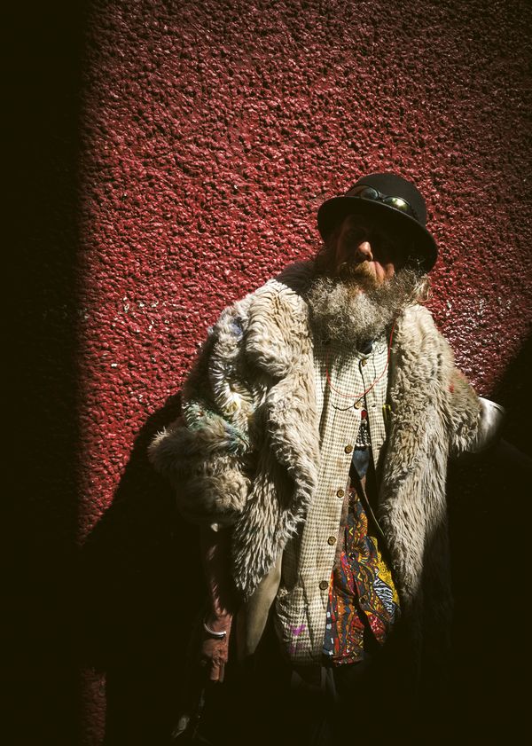© John Perivolaris - Frankie lives in a world of intense colour and dark shadows.
