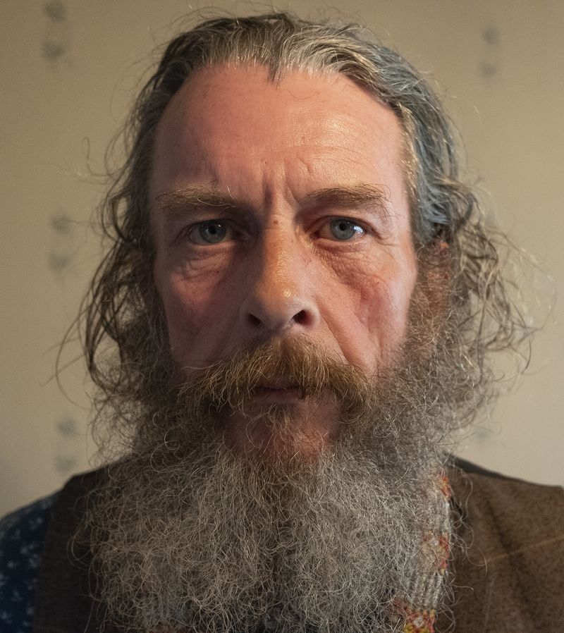 © John Perivolaris - Frankie Robertson, three storeys up in his eyrie, where the air is clear, 13/8/19
