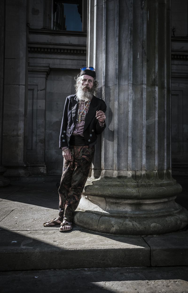 © John Perivolaris - A Sage Among the Columns: Frankie Robertson, Glasgow, 4 September 2019