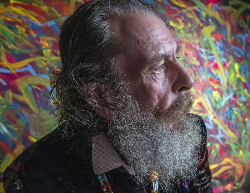 © John Perivolaris - Frankie Robertson in His Studio, Springburn, Glasgow, 7 October 2019