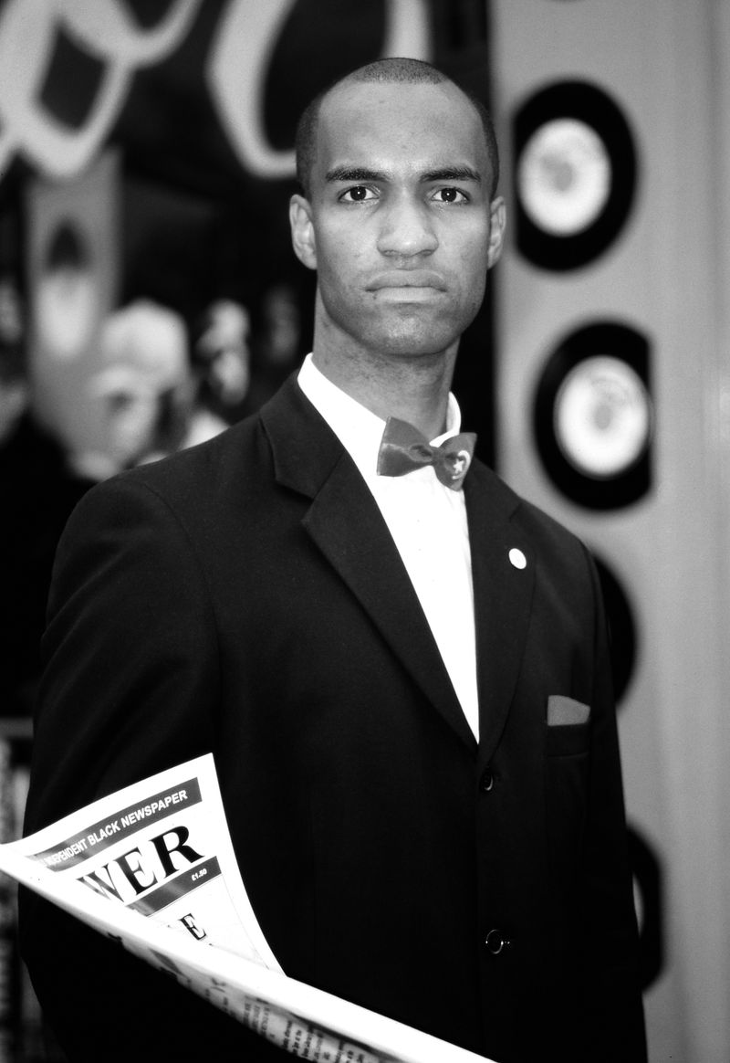 © John Perivolaris - Nation of Islam Supporter, Notting Hill, London, 2002.