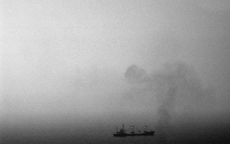 © John Perivolaris - Looking South from the Coast of Almería, Spain, 2004.