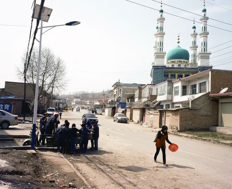 © Pan Wang - Buyers' street, Hezheng County, Linxia Hui Autonomous Prefecture, Gansu Province.China