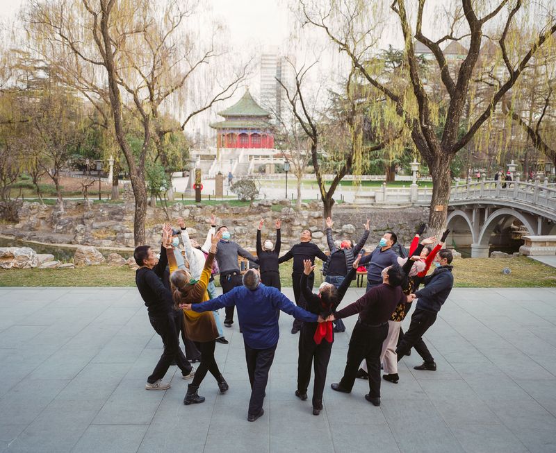 © Pan Wang - People rehearsing dancing in Xingqing Palace Park