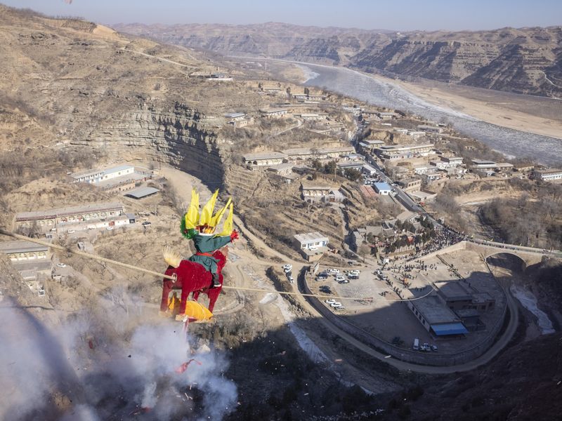 © Pan Wang - Image from the The Yellow River, Qin Jin Grand Canyon photography project